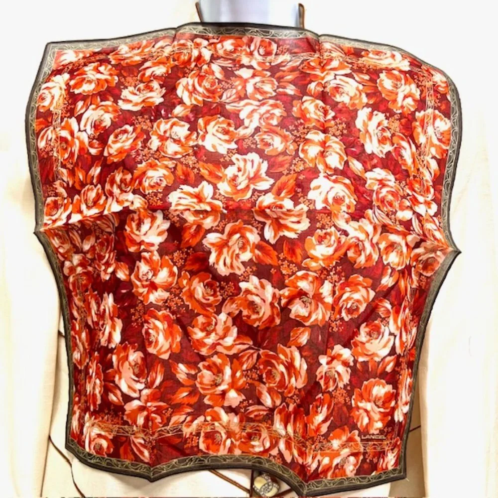 New Lancel Mini Scarf/Handkerchief 18